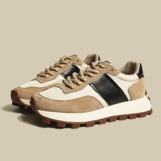 CLEARANCE! Running Sneakers (Brown/Beige)