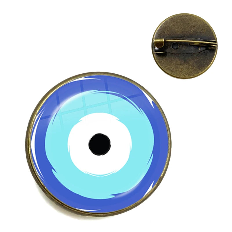 Evil Eye Brooch