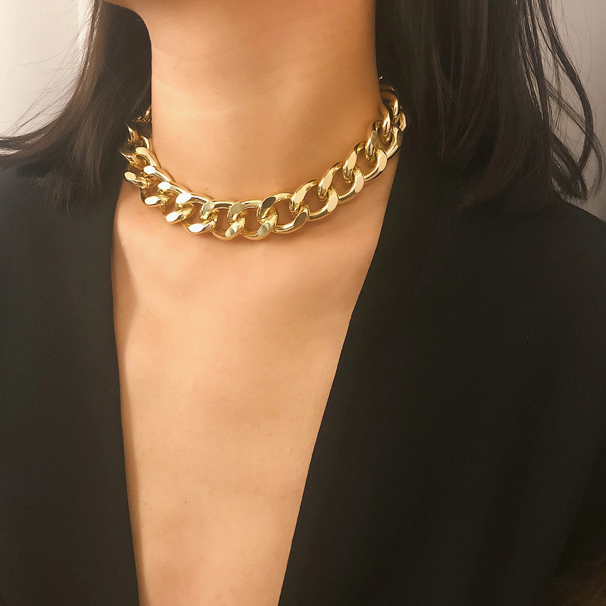 Miami Cuban Chain Choker Necklaces