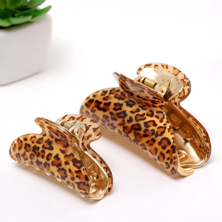 Leopard Hair Clips (10 options)