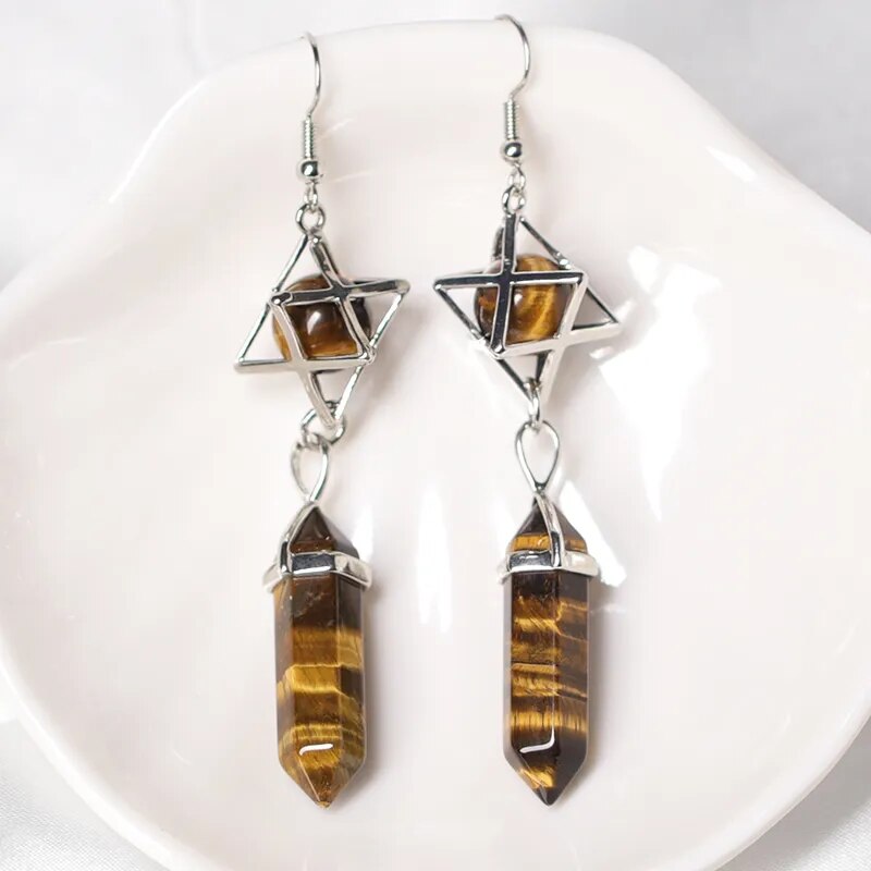 Natural Crystal Earrings (11 options)