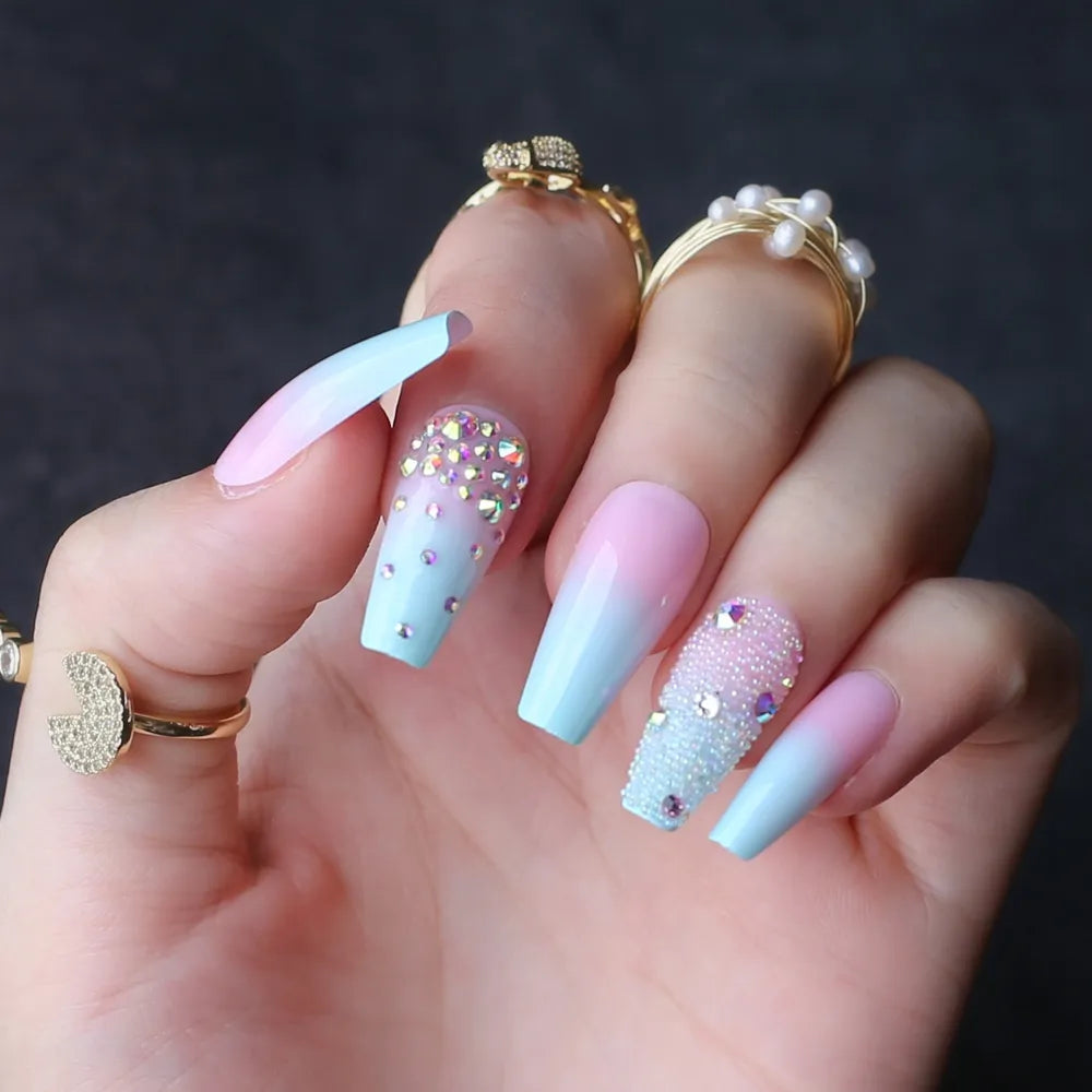 24pcs LUXURY Press on Nails (6 styles)