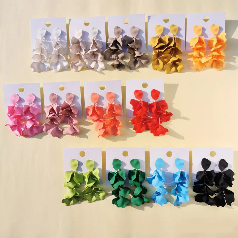 Acrylic Flower Earrings