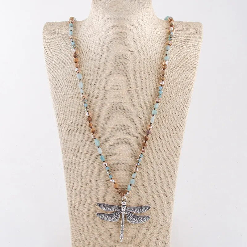 Bohemian Dragonfly Necklaces (5 colors)