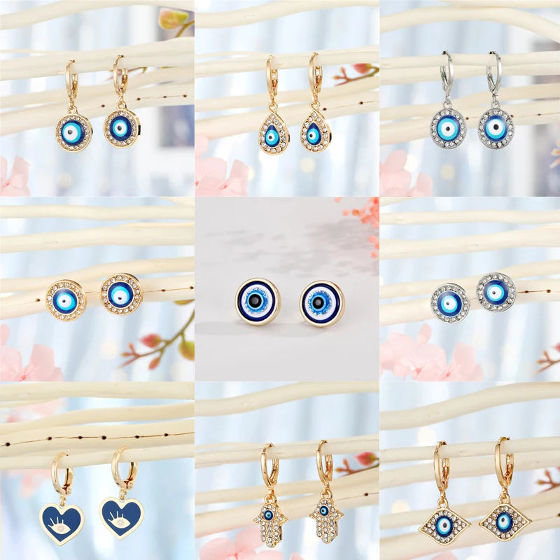 Evil Eye Earrings & Necklaces