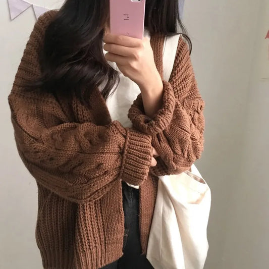 Oversized Knit Cardigan (5 colors)