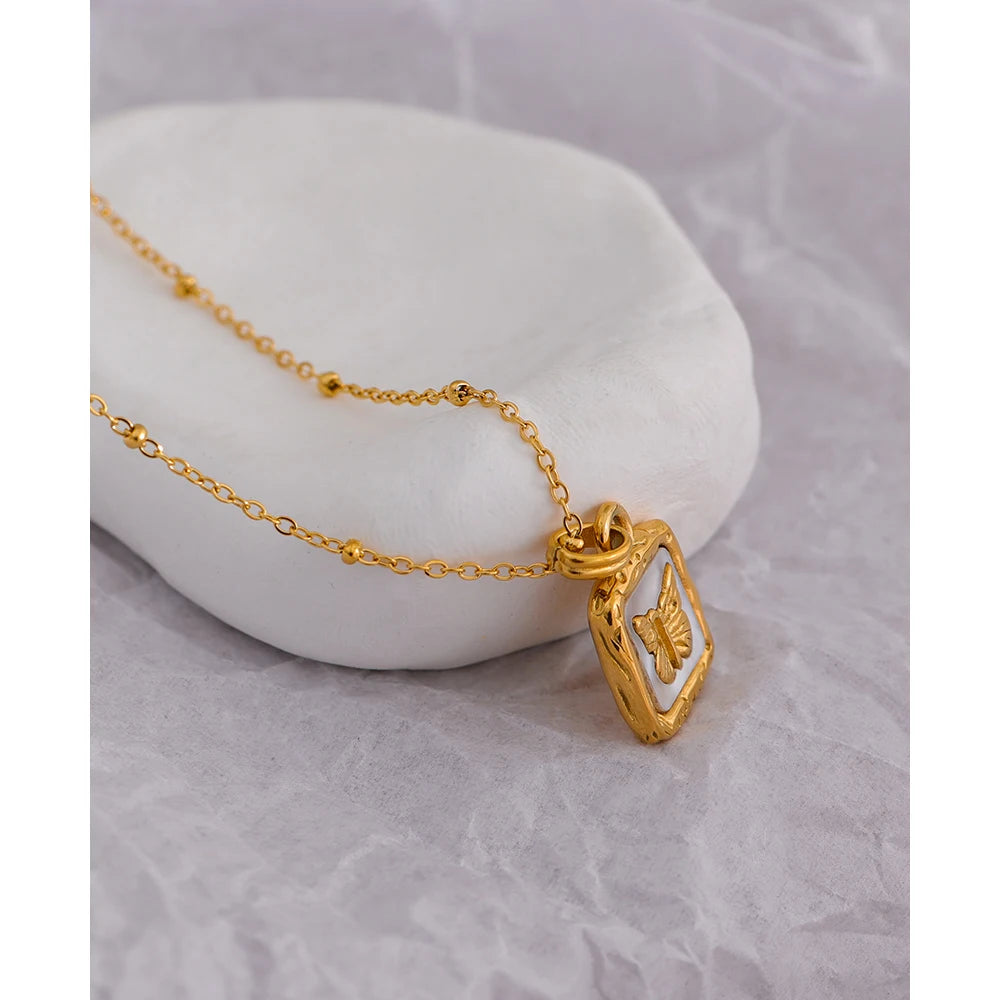 Golden Butterfly Necklace