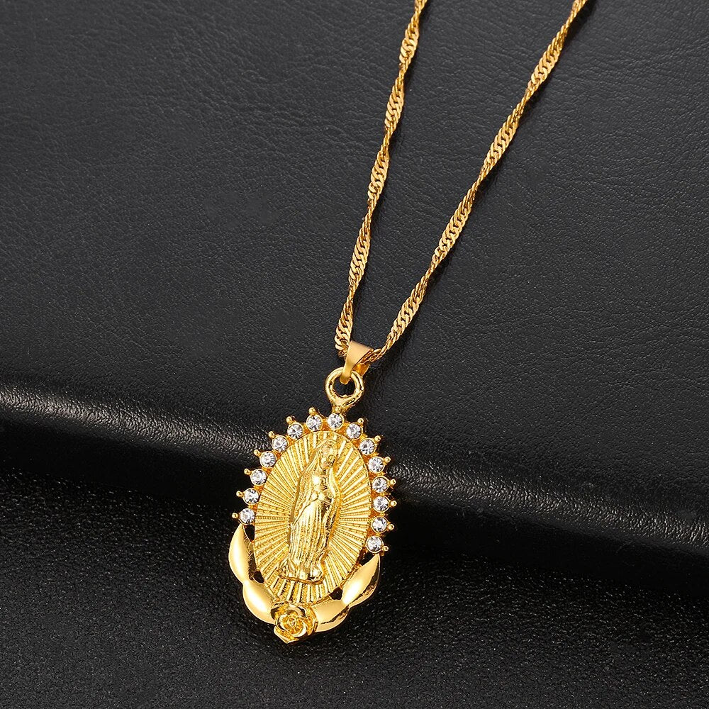 Virgin Mary Necklace