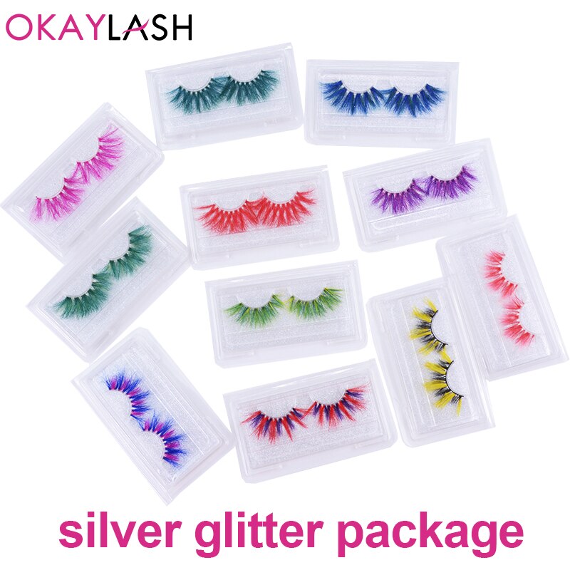 Fake Colored Eyelashes (26 colors)