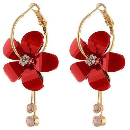 Metal Flower Earrings (5 colors)