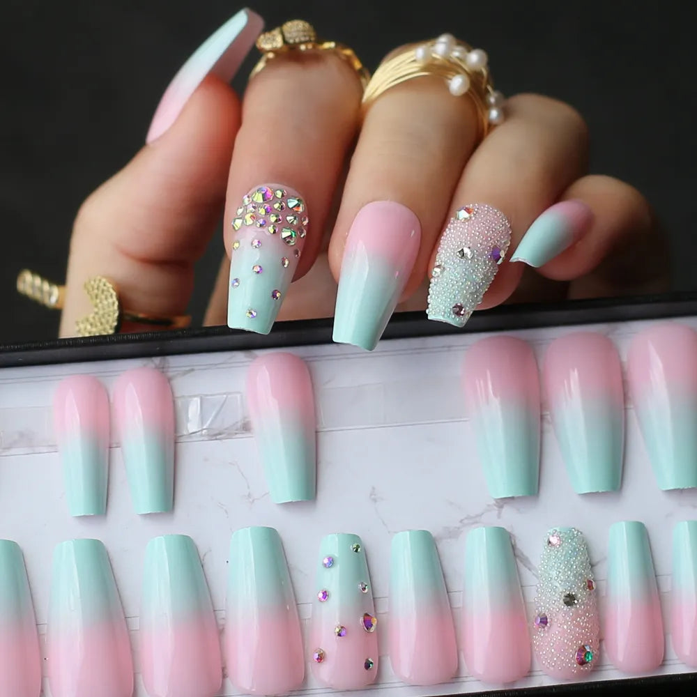 24pcs LUXURY Press on Nails (6 styles)