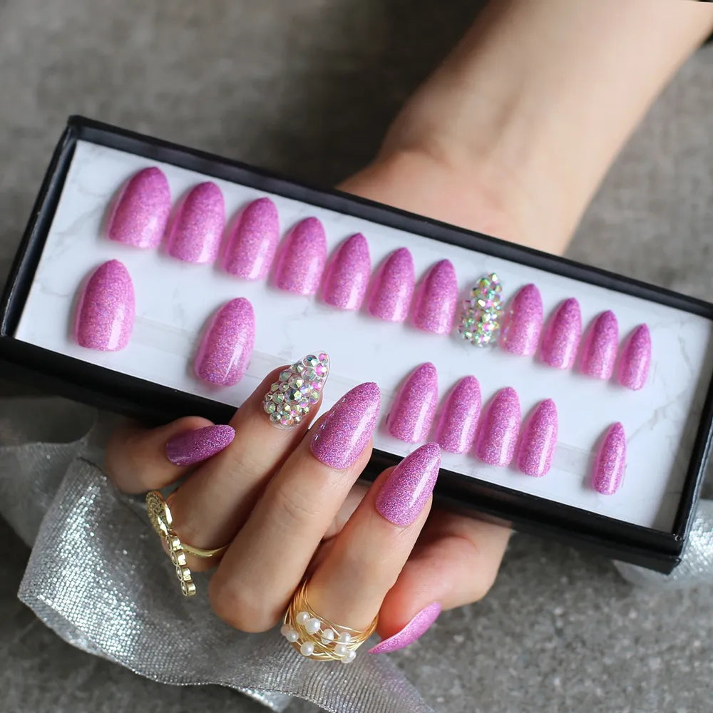 24 pcs LUXURY Press on Nails (12 colors)