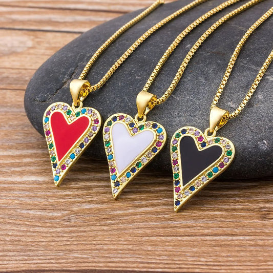 Heart Necklaces (3 colors)