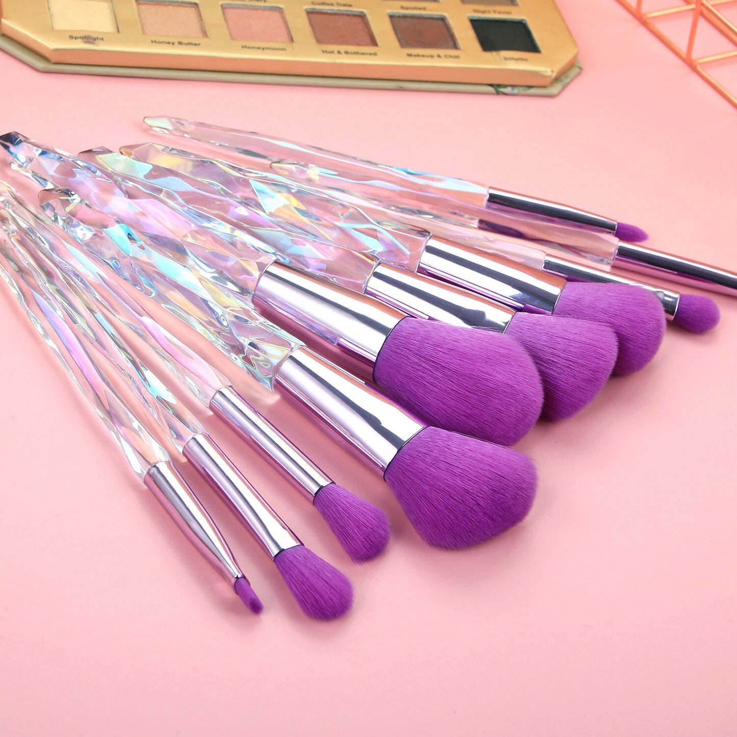 Crystal Makeup Brushes Set (2/2) (4 colors)