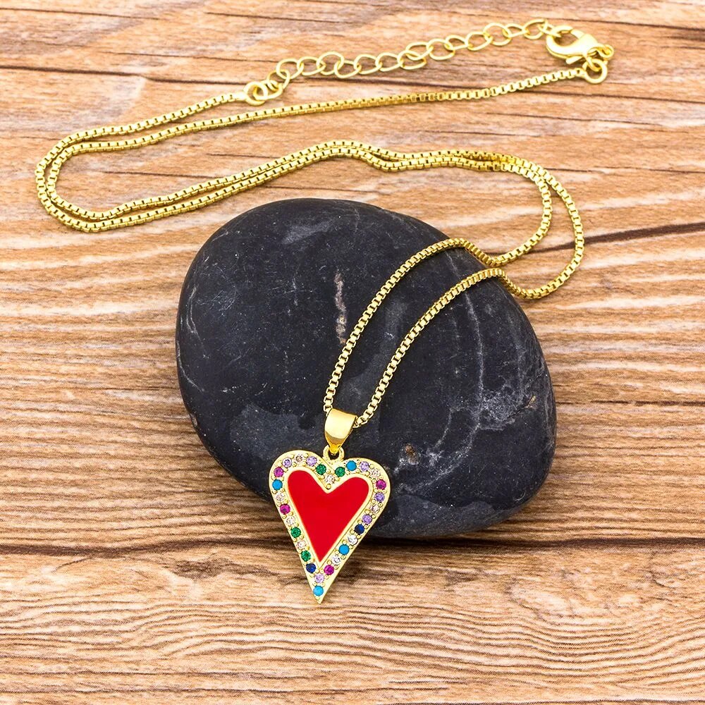 Heart Necklaces (3 colors)