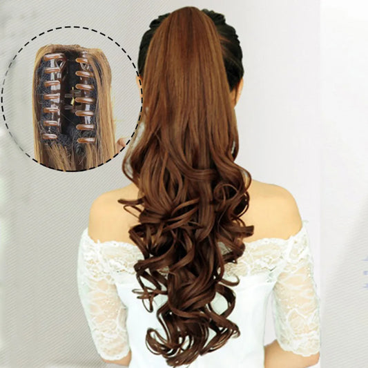 24 Inches Clip in Ponytail (30 colors)