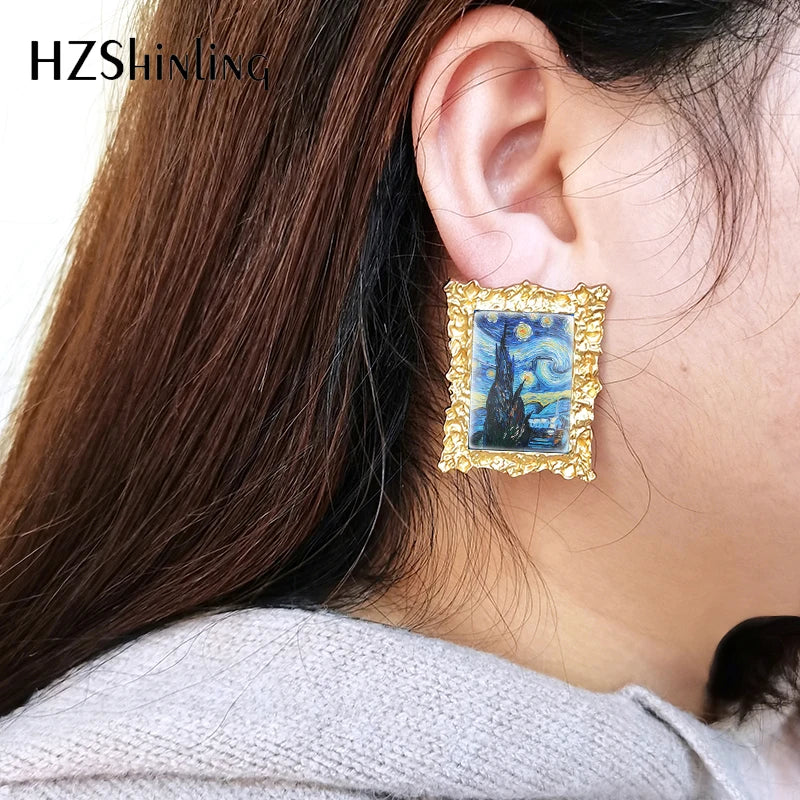 Vintage Artwork Earrings