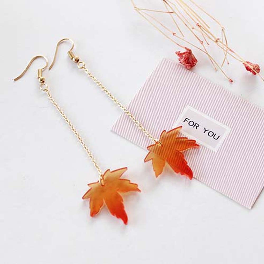 Maple Leaves Drop Earrings