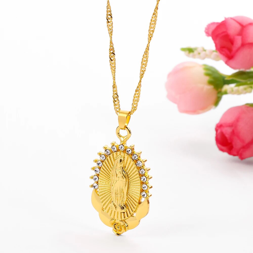 Virgin Mary Necklace