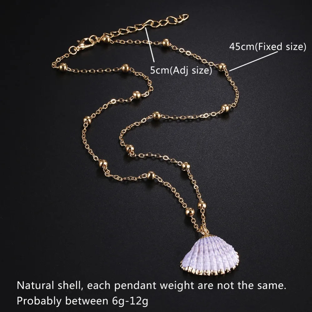 Sea Shell Conch Pendant Necklaces