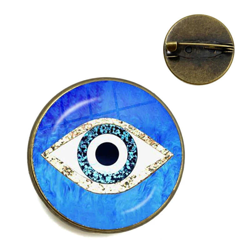 Evil Eye Brooch