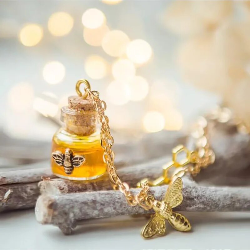 Bee Honey Necklace