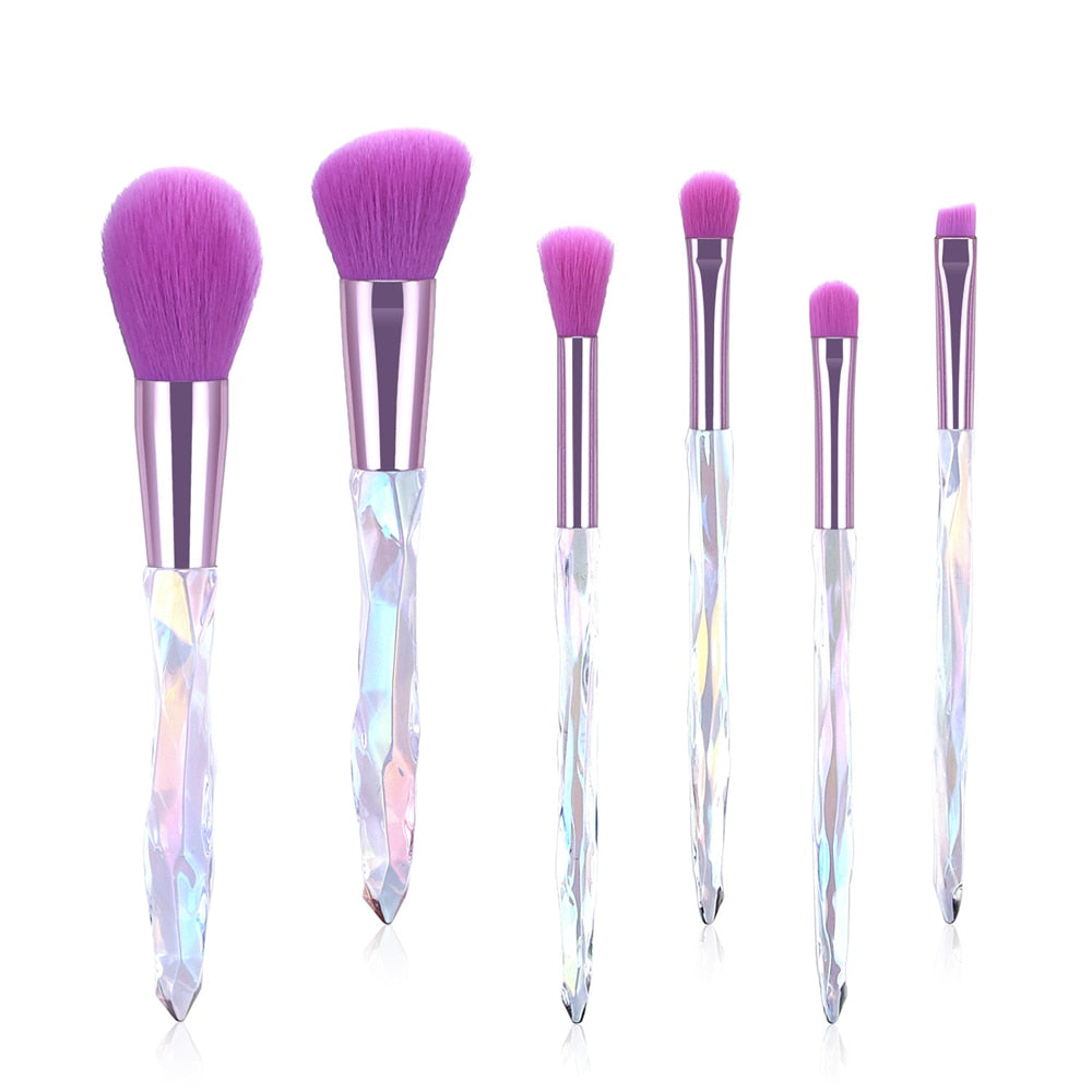 Crystal Makeup Brushes Set (2/2) (4 colors)