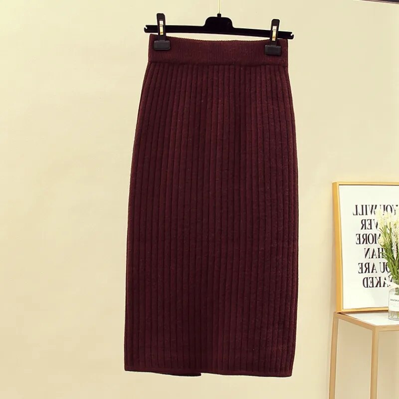 Knitted Skirts (8 Colors / 3 Lengths)