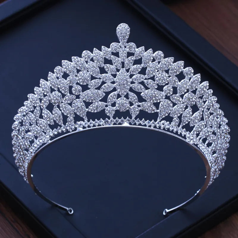 Silver Crystal Tiaras (31 styles)