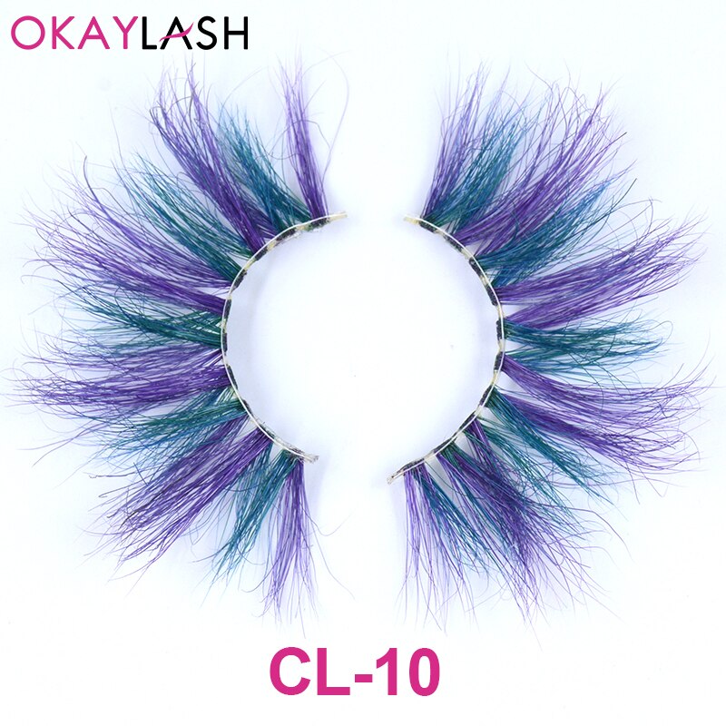 Fake Colored Eyelashes (26 colors)