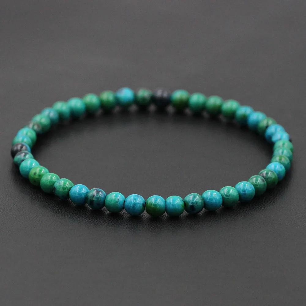 Natural Stone Bead Bracelet (41 colors)