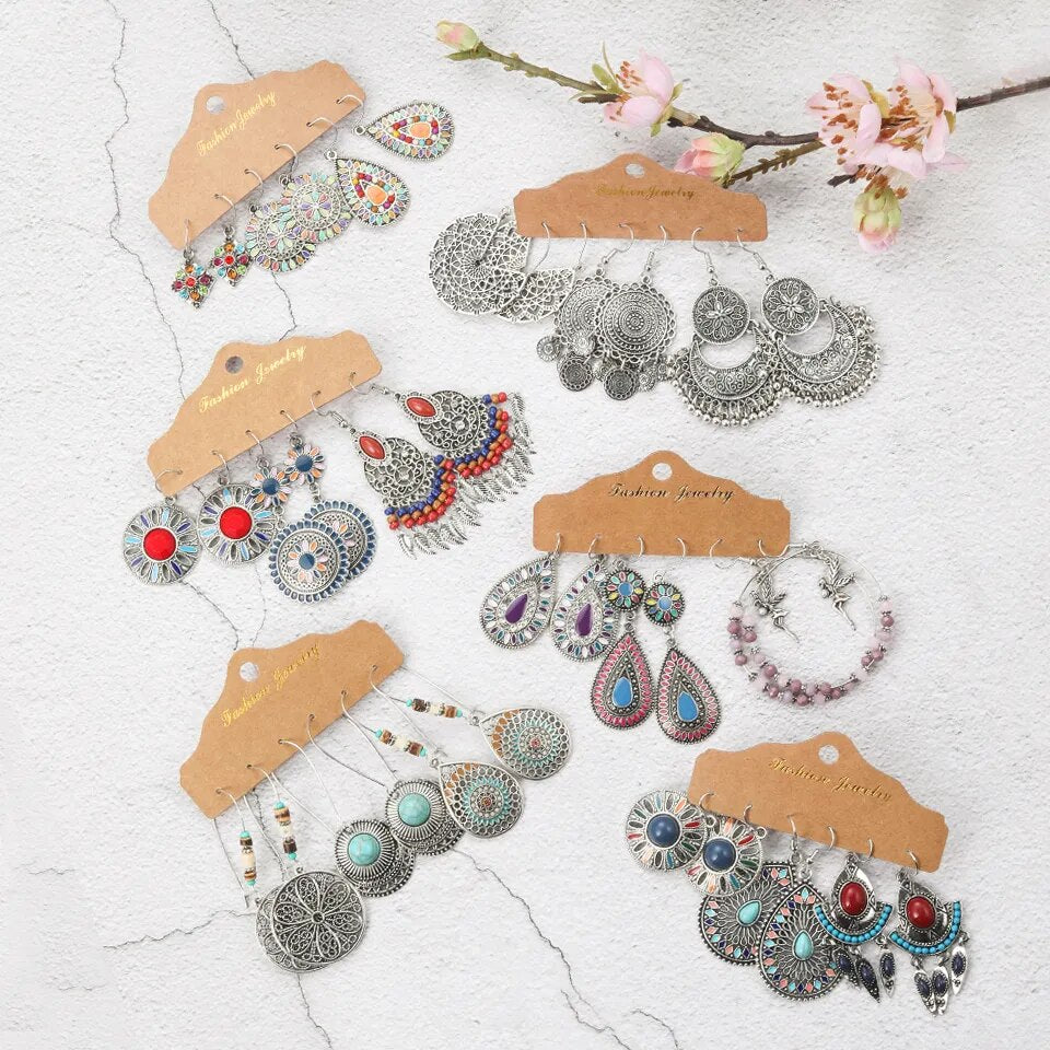 Vintage Boho Earrings (35 bundled options)