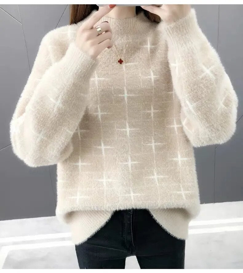 Glitter Pattern Sweater (3 colors)