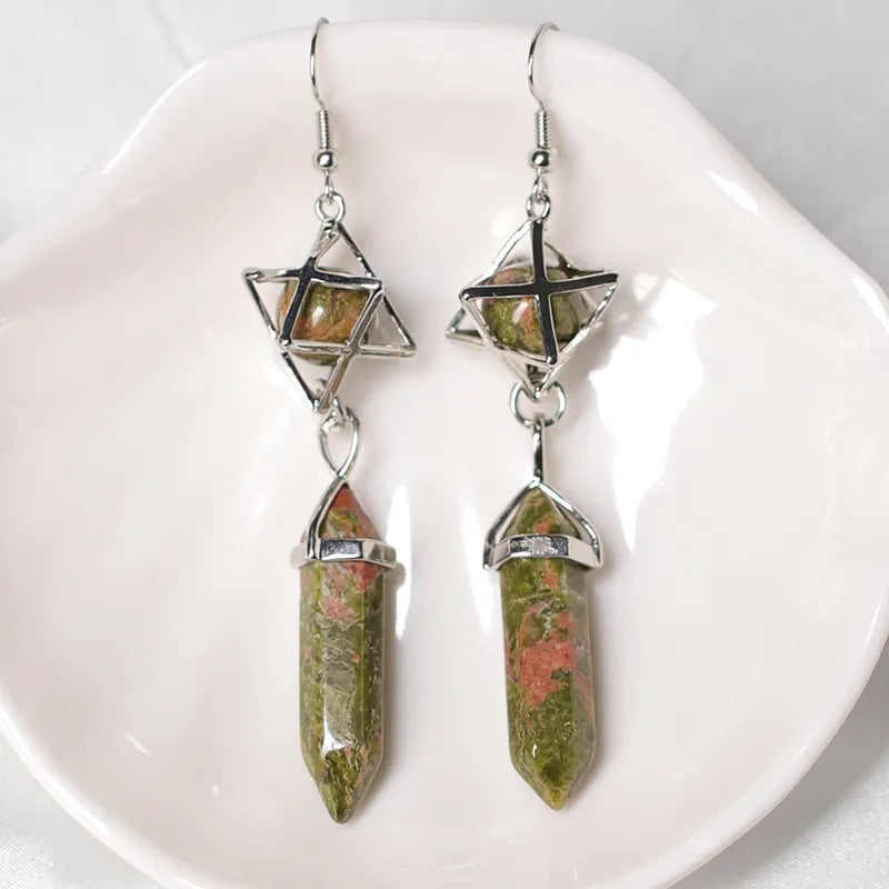 Natural Crystal Earrings (11 options)