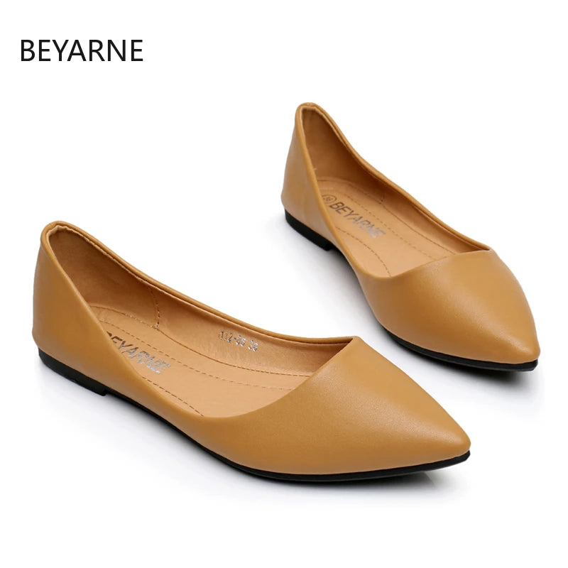 Pointed Flat Shoes (13 colors)