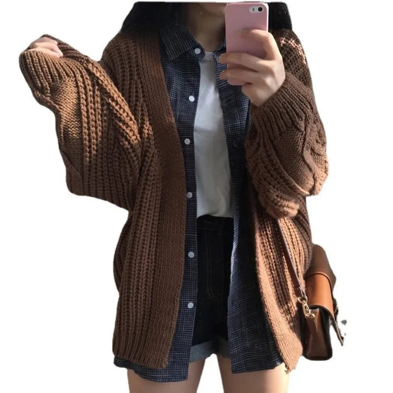 Oversized Knit Cardigan (5 colors)