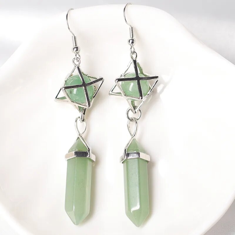 Natural Crystal Earrings (11 options)