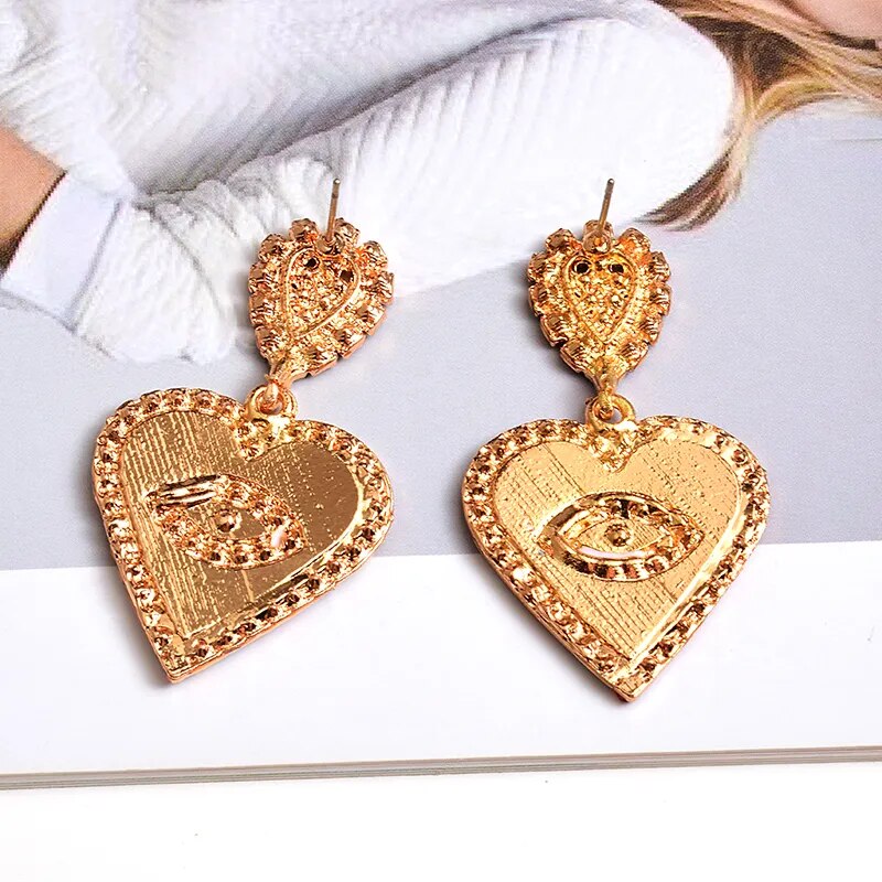 Colorful Heart Earrings (2 colors)