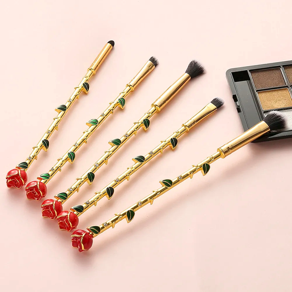 Rose Makeup Brushes Set (2 options)