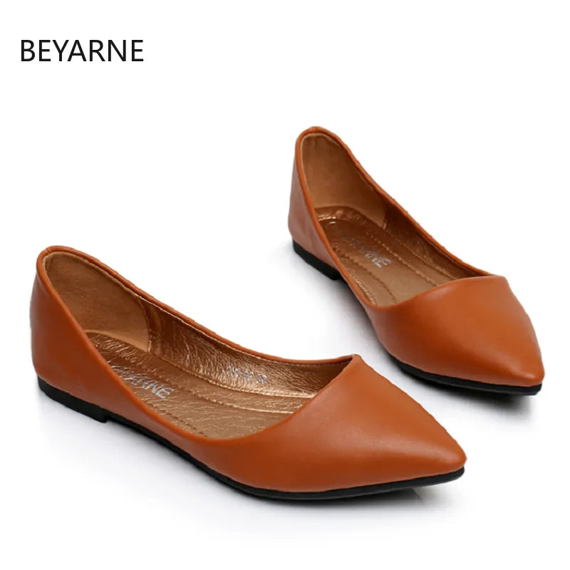 Pointed Flat Shoes (13 colors)