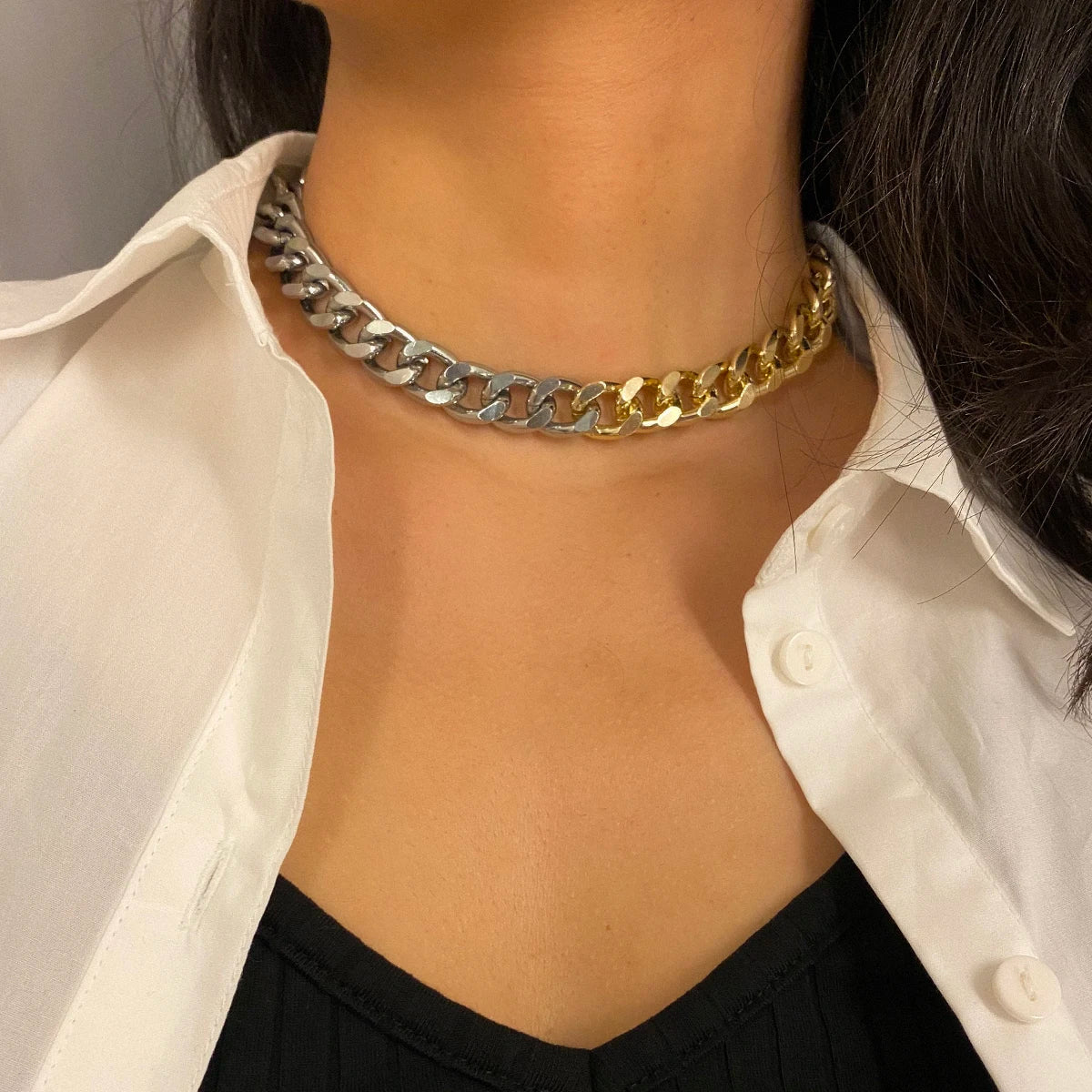 Miami Cuban Chain Choker Necklaces