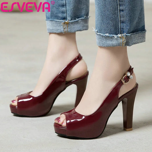 Elegant Heels (Red/Black)