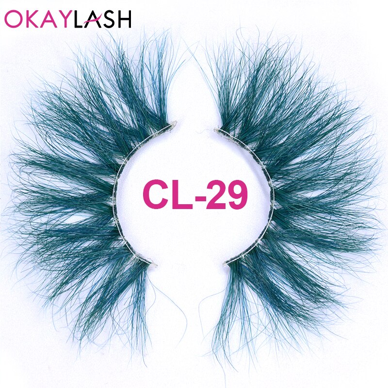 Fake Colored Eyelashes (26 colors)