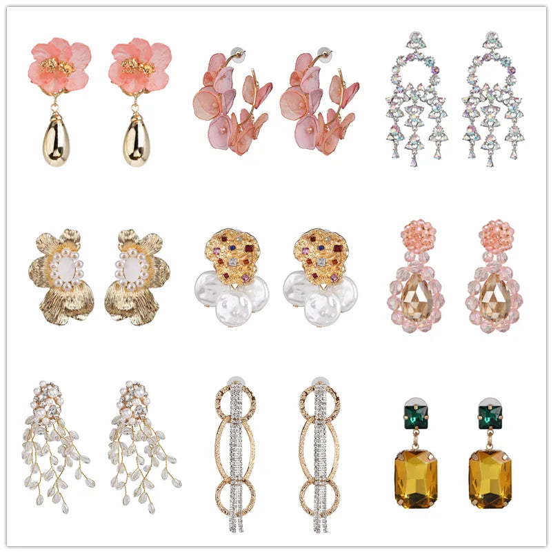 Flower Earrings (9 styles)