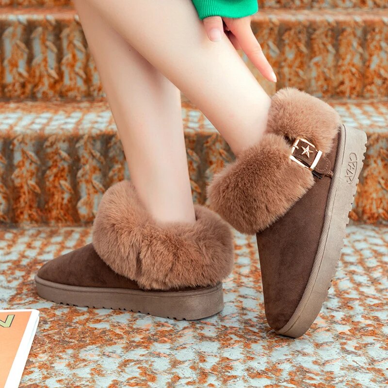 Furry Snow Boots (3 colors)