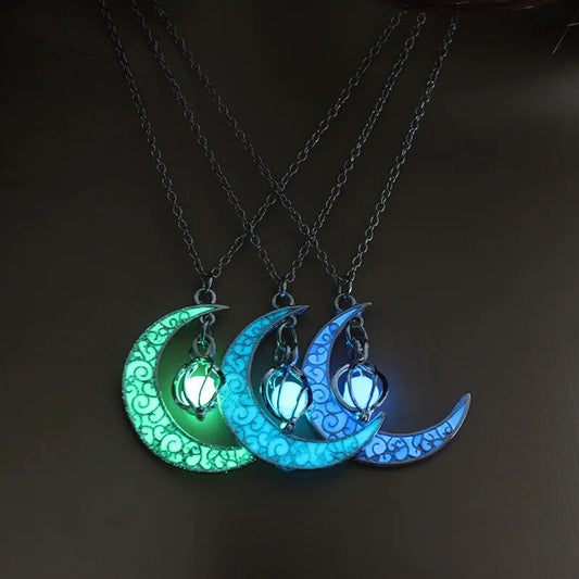 Moonlight Glow In The Dark Necklace (3 colors)