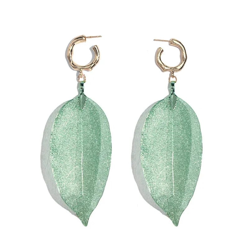 Green Statement Earrings (28 styles)