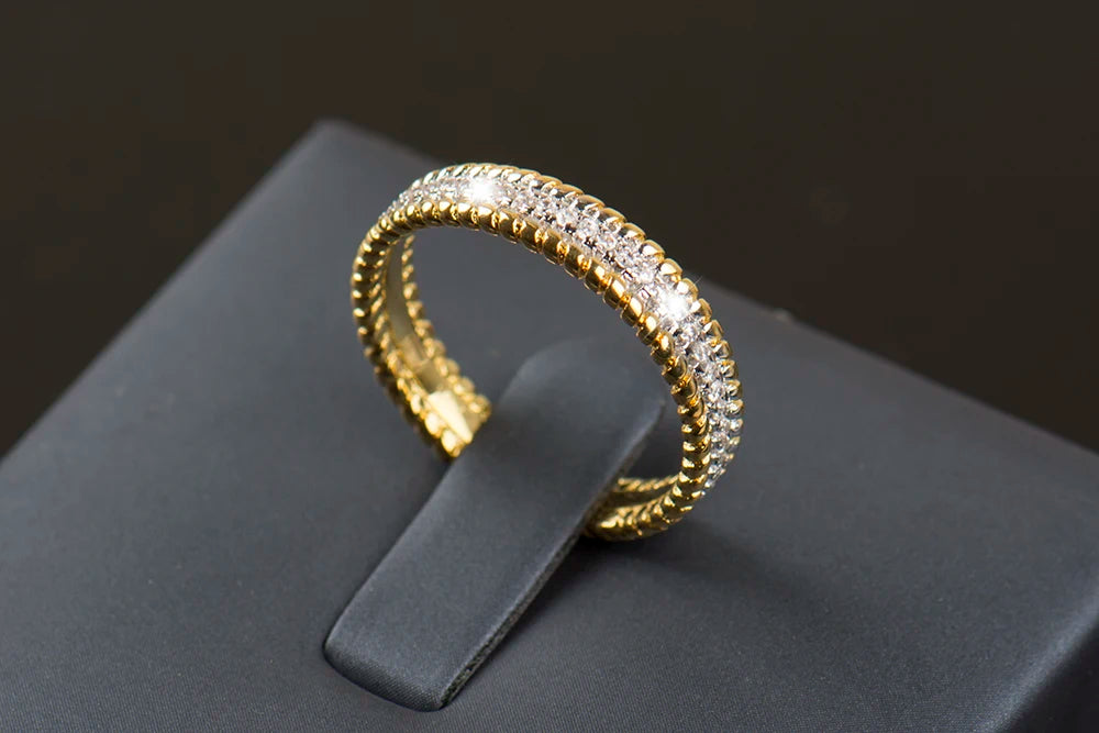 Zircon Gold Ring