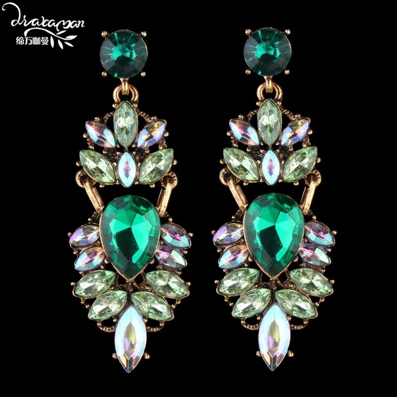 Statement Crystal Earrings (54 styles)