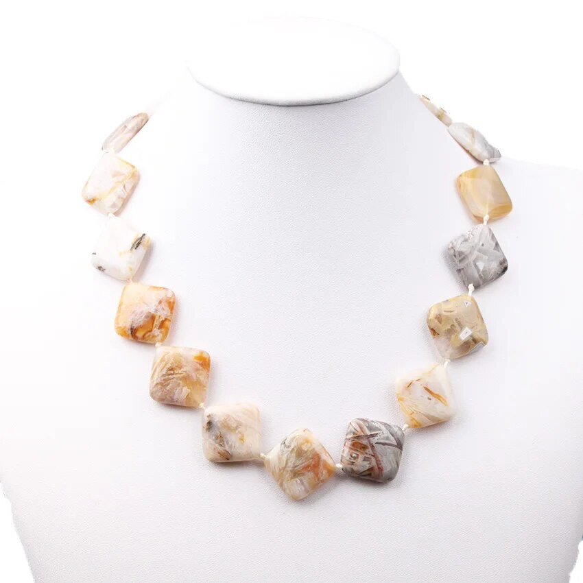 Natural Stone Necklaces (4 styles)